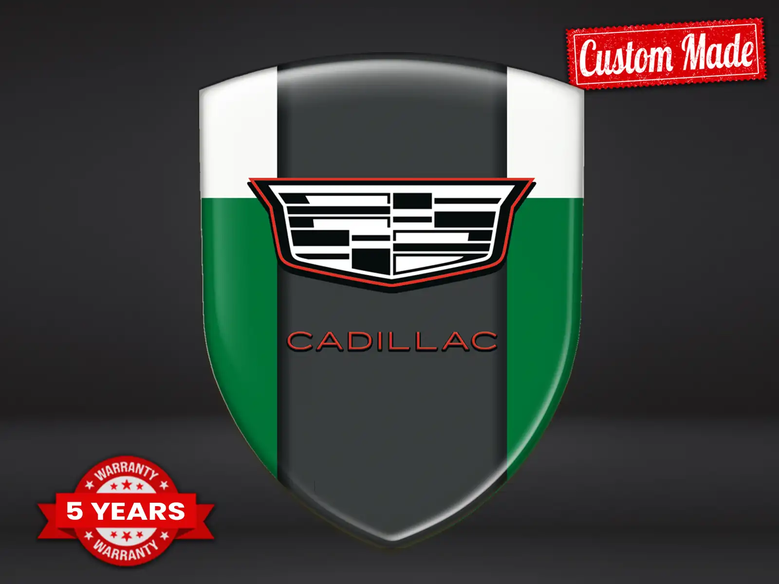 Cadillac Sticker Domes Exklusive Edition Edle Labels ST